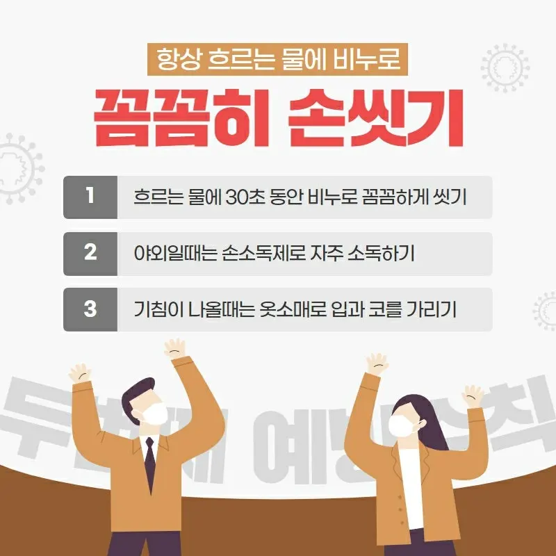 만안구 메가트리아 영어 교습소, 등교지침 및 코로나 방역수칙: 등교여부 판단하기 사진 5